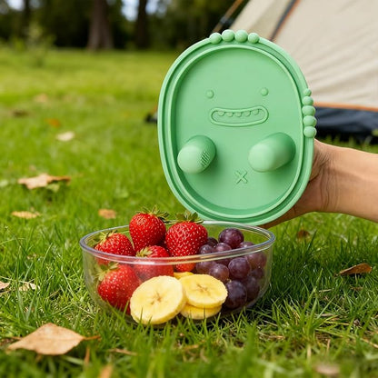 Snack Finger Container with 2 Lids