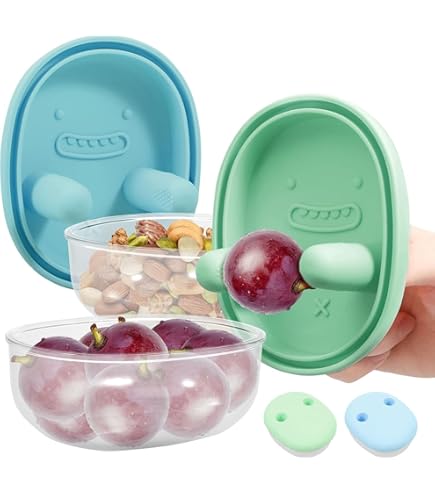 Snack Finger Container for Kids in Lebanon – Spill Proof Bowl with 2 Lids