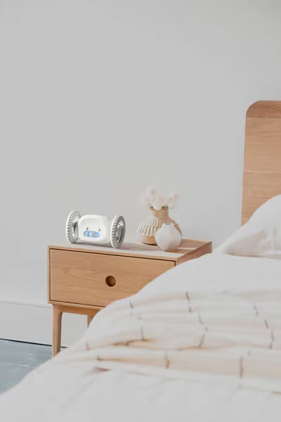 The Runaway Alarm Clock on Wheels