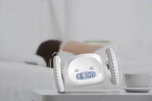 The Runaway Alarm Clock on Wheels