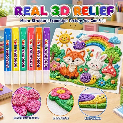 Popcorn Pen – 3D Puffy Drawing Pens