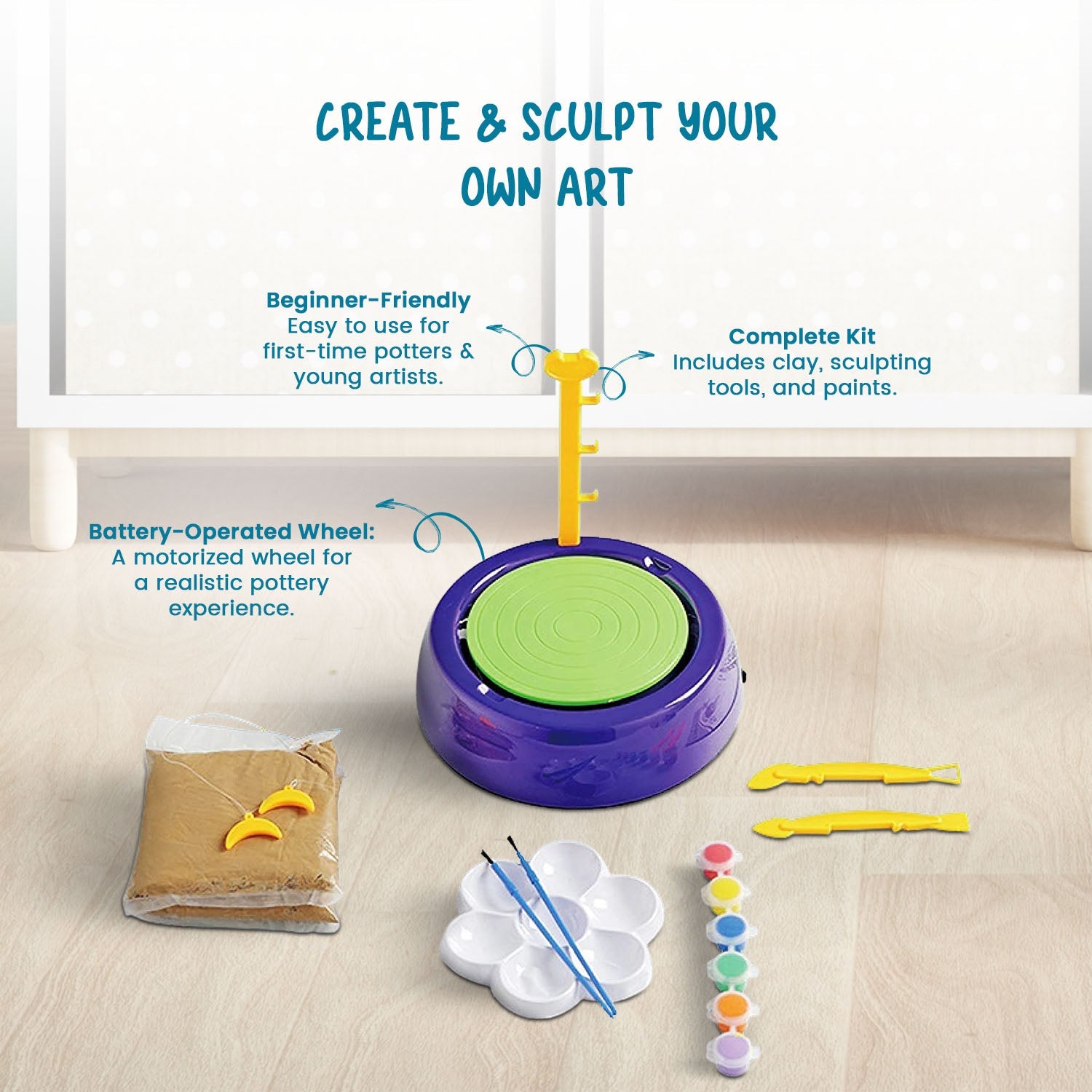 Clay Pottery Wheel Set - Divinix store