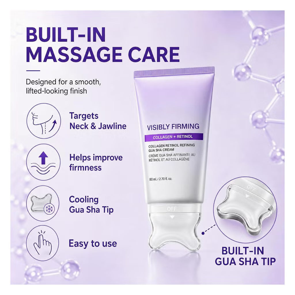 Collagen Retinol Sculpting Cream Gua Sha 2-in-1