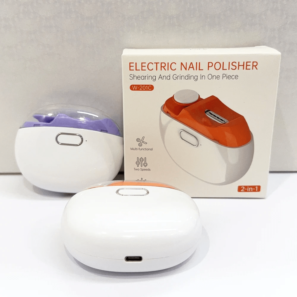 Electric Nail Trimmer – 2-in-1 Grinder & Clipper - Divinix store