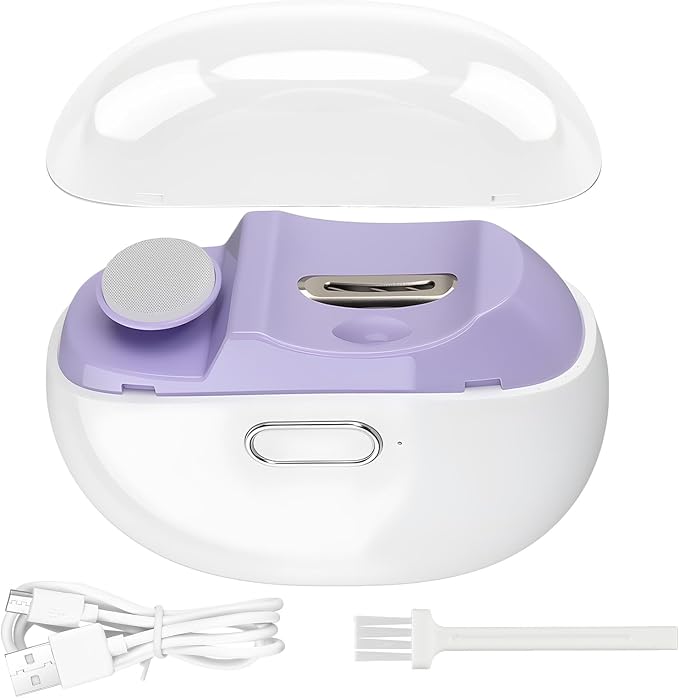 Electric Nail Trimmer – 2-in-1 Grinder & Clipper - Divinix store
