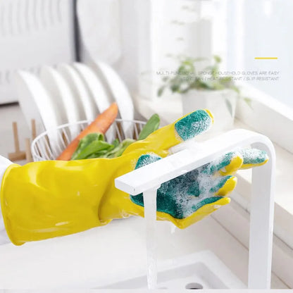 Sponge Scrubber Dish Gloves