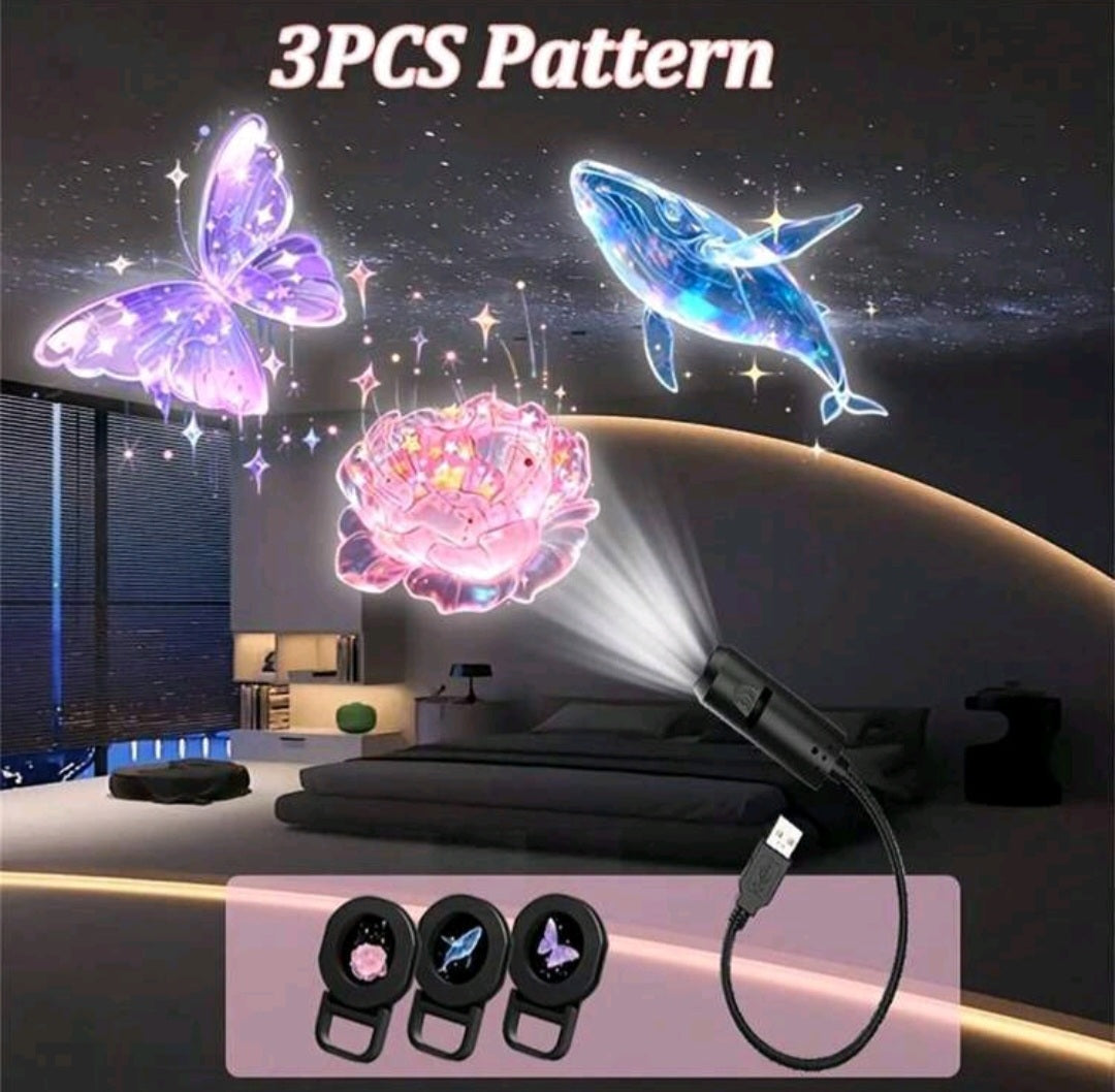 3-in-1 Galaxy LED Projection Light