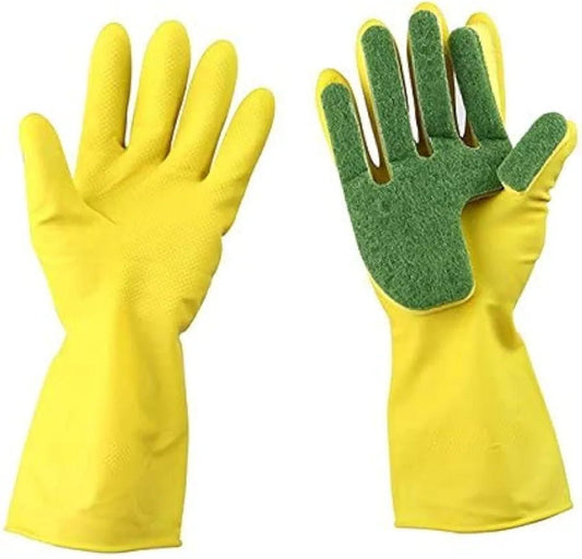 Sponge Scrubber Dish Gloves - Divinix store